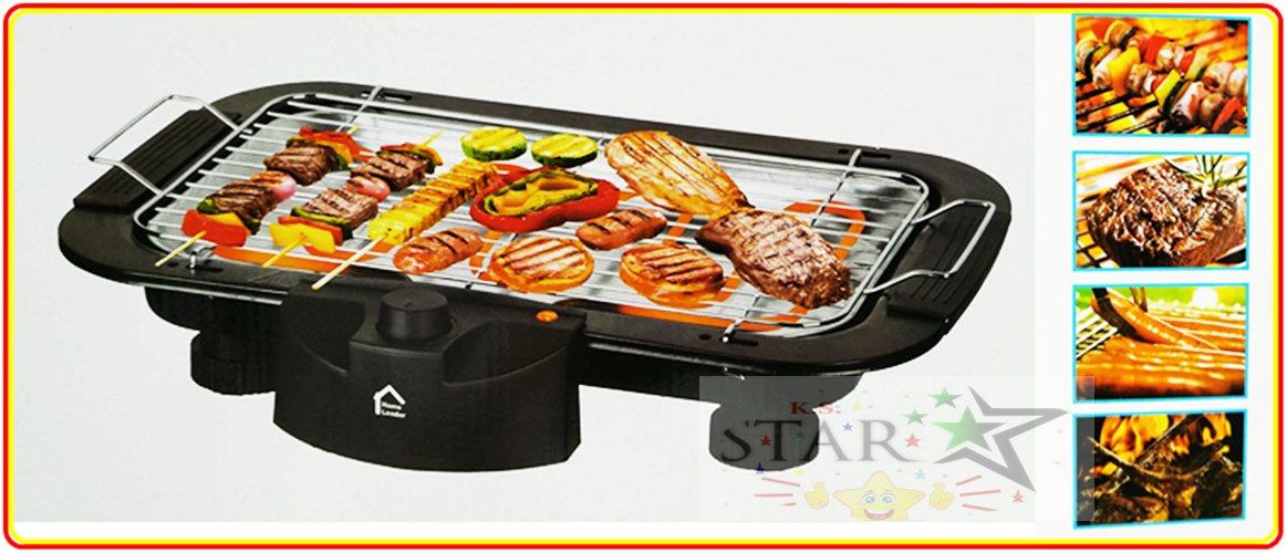 HOME READER เตาย่างไฟฟ้าไร้ควัน Electric Barbecue Grill เตาย่างบาร์บีคิว ราคาประหยัด ยี่ห้อ โฮมรีดเดอร์ รุ่น BBQ-002 