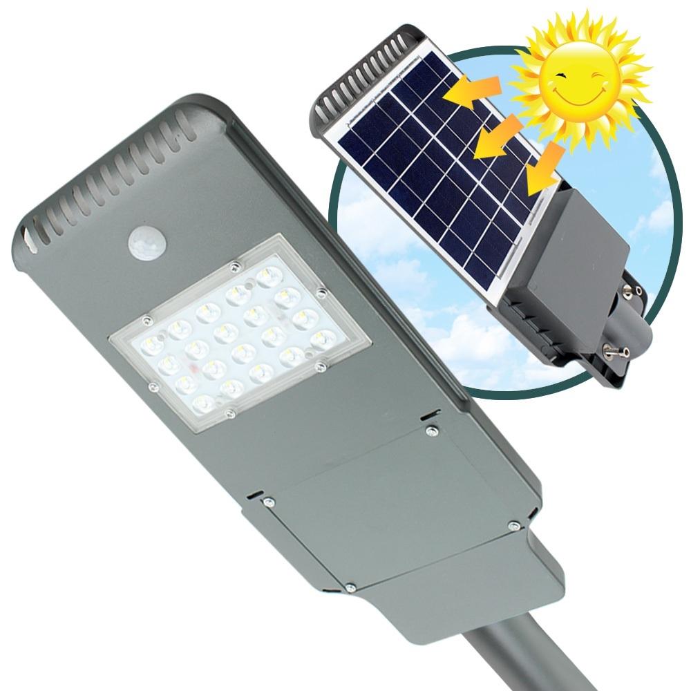 Telecorsa โคมไฟถนน โซล่าเซลล์ Solar Street Light IP65 รุ่น SolarBAtno1-001A-Aek1