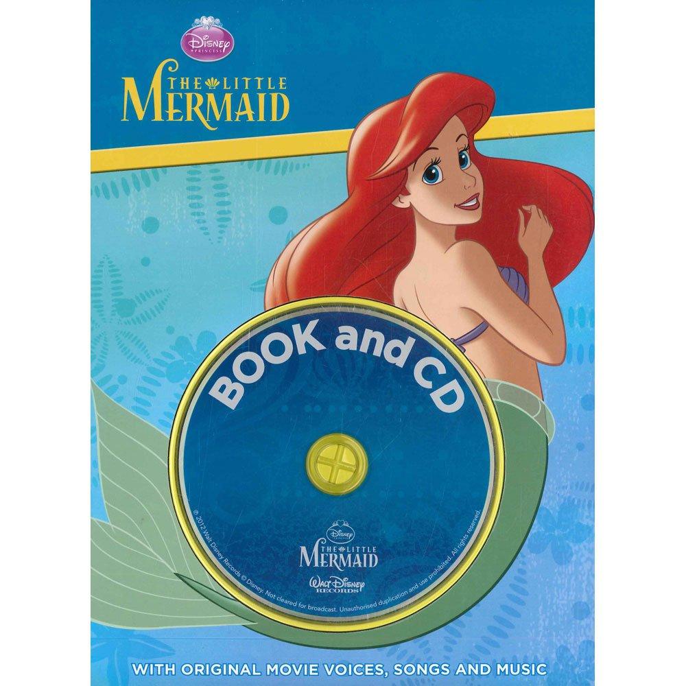 Disney Mermaid Sing a long Book and CD with original movie voices หนังสือนิทานปกแข็งบุนิ่ม นางเงือกน้อย พร้อมซีดี Ariel แอเรียล