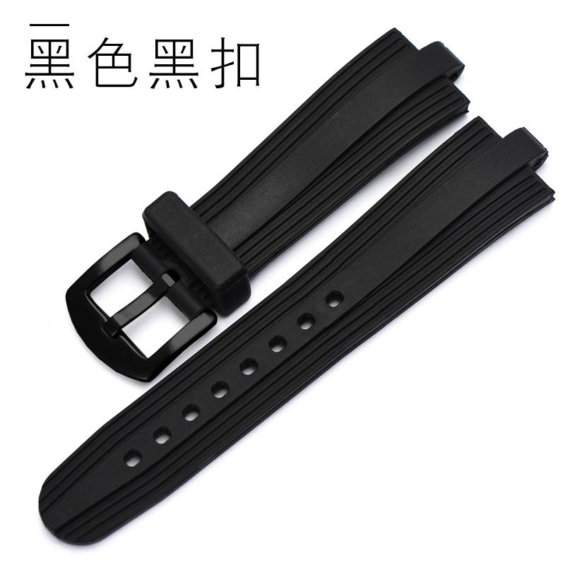 Bvlgari tali karet Tahan Air Olah Raga tali karet adaptor Bvlgari DIAGONO seri Silikon 22mm