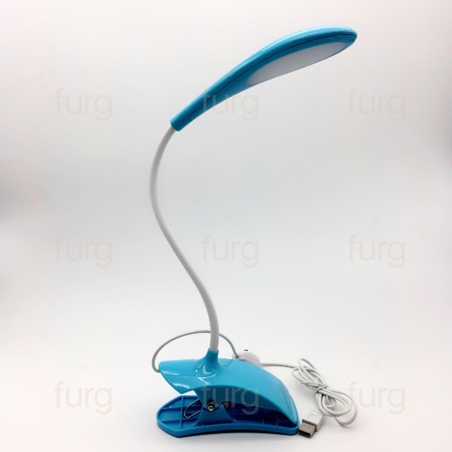  Furg โคมไฟตั้งโต๊ะ โคมไฟ LED Table Lamp แบบหนีบ ทรงสวย บิดงอได้