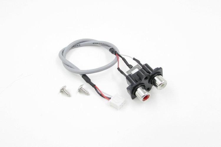 3 Pcs Soket Audio Kursi Teratai Dua Saluran Adaptor Audio Kabel 300 Mm dengan Plug-Intl