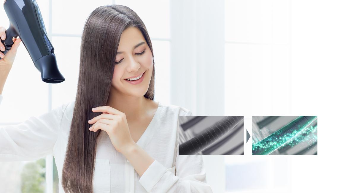 Panasonic เครื่องเป่าผมไฟฟ้า รุ่น EH-NE82 KL (สีดำ)