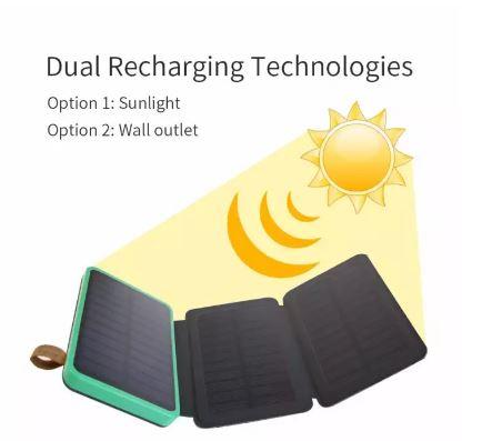 Solar Charger 4 Sun power Panel Portable Power Bank 12000mAh แบตสำรอง Power Bank พลังงานแสงอาทิตย์ 3 ระบบ กันน้ำได้ ขาย Solar Charger 4 Sun power Panel Portable Power Bank 12000mAh แบตสำรอง Power Bank พลังงานแสงอาทิตย์ 3 ระบบ กันน้ำได้