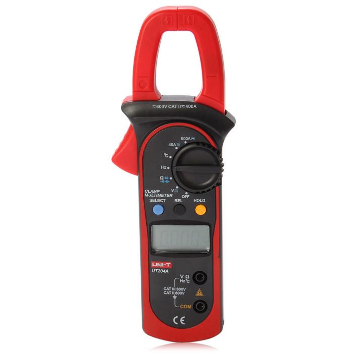 UNI-T UT204A LCD Digital Clamp Multimeter Auto / Manual Range Handhold Test Device