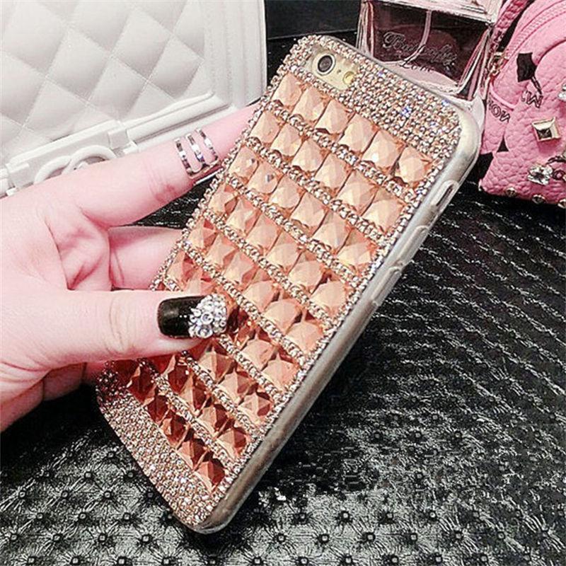 Dành cho Xiaomi Redmi Đi Cover Cao Cấp Lấp Lánh Bling Kim Cương Đá Mềm Mại Ốp Lưng Điện Thoại Nắp Lưng