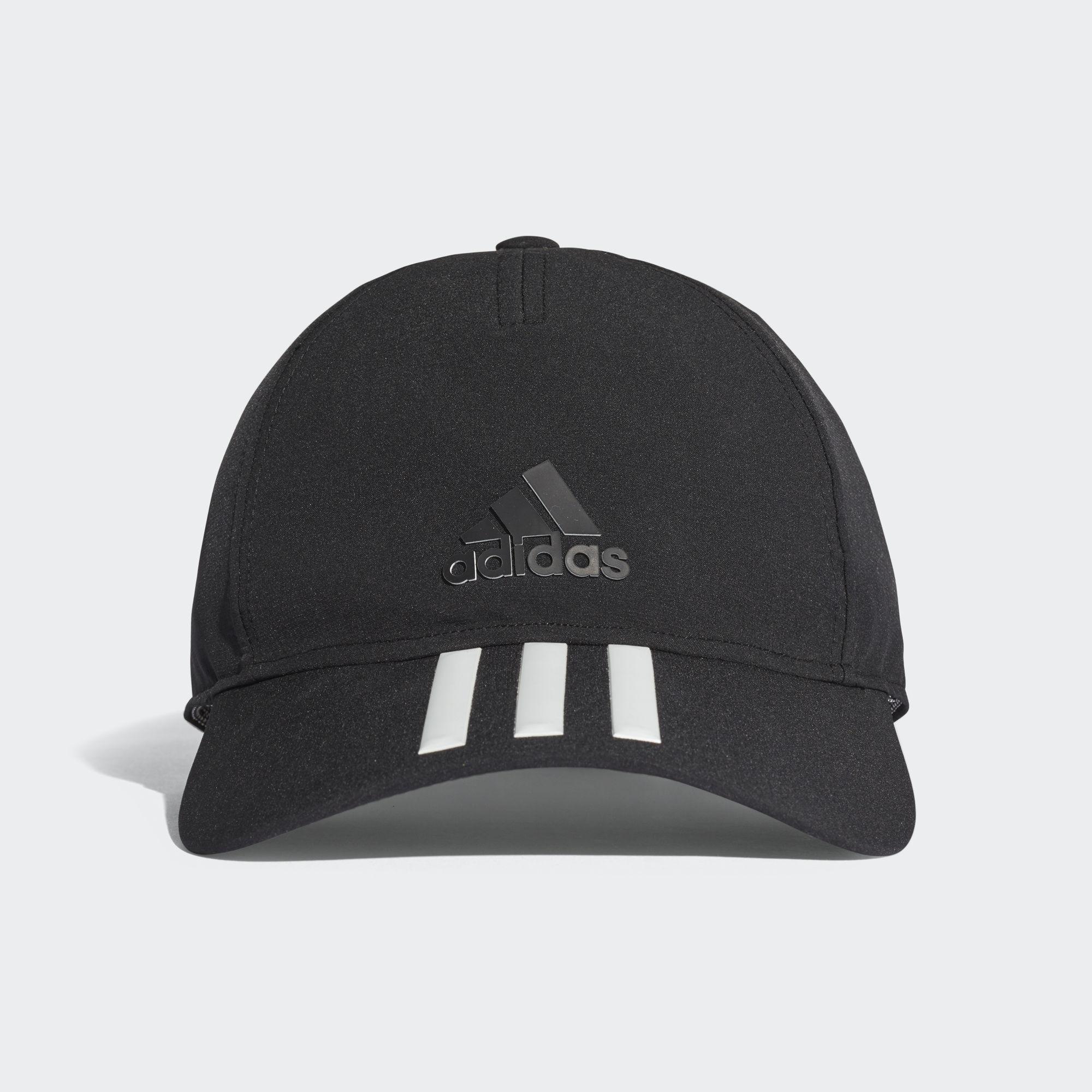 Adidas หมวก ผู้ชาย อดิดาส Trianing Men Cap C40 6panel 3stripesclmlt Cg1784 Bk (600) By Sportland