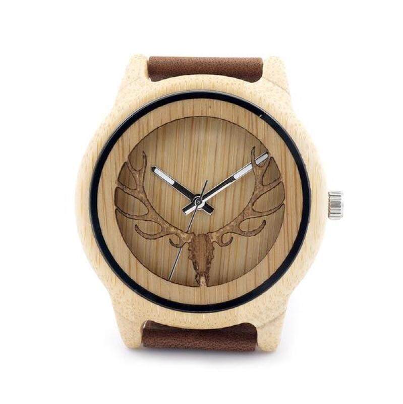 Handmade wooden fashion design personalized wooden watch casual style special offer bobo bird leather strap software wood wood table-A27 Malaysia