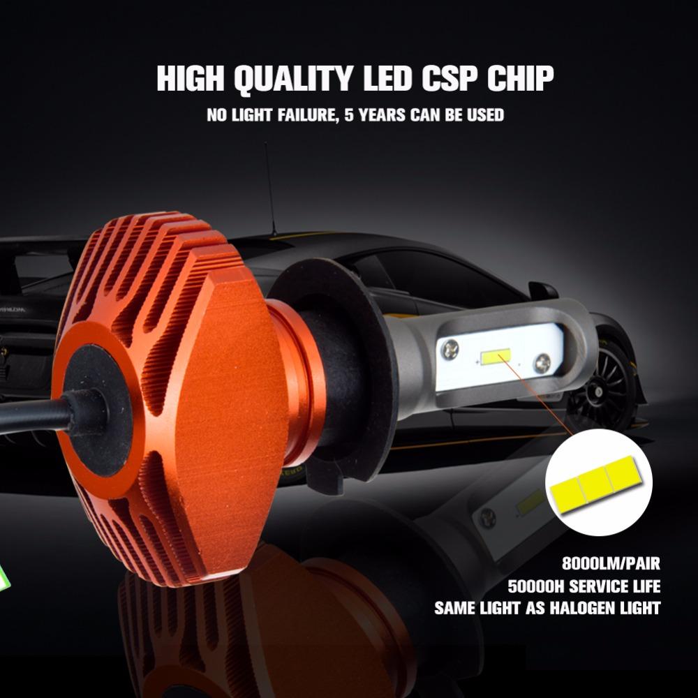 ... Ammtoo H4 H7 LED H11 H1 LED Lampu Depan Mobil 9005 HB3 9006 HB4 Lampu Kabut ...