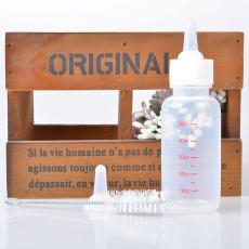 Perlengkapan hewan peliharaan Anjing botol susu Anak anjing anak kucing Silikon soft Dot sikat botol susu