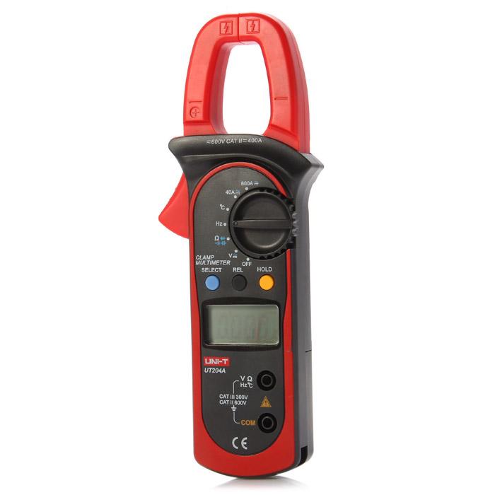 UNI-T UT204A LCD Digital Clamp Multimeter Auto / Manual Range Handhold Test Device
