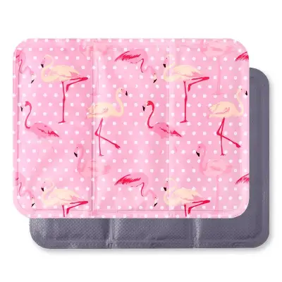 Flamingo Summer Ice Pad Office Car bing zuo dian Pet Cooling Laptop Cooling Cleaning Coaster