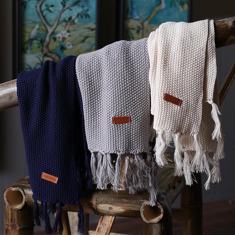 [baba Library Words】 Europe And America Ins Wind Cotton Handmade Tassels Knitted Napkin Place Mat By Taobao Collection