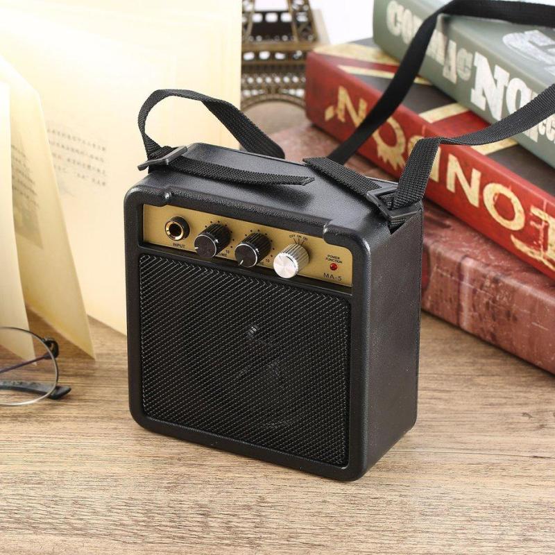 BELLE E-WAVE Mini Electric E-WAVE Guitar Amplifier With Speaker Guitar Accessories black Malaysia