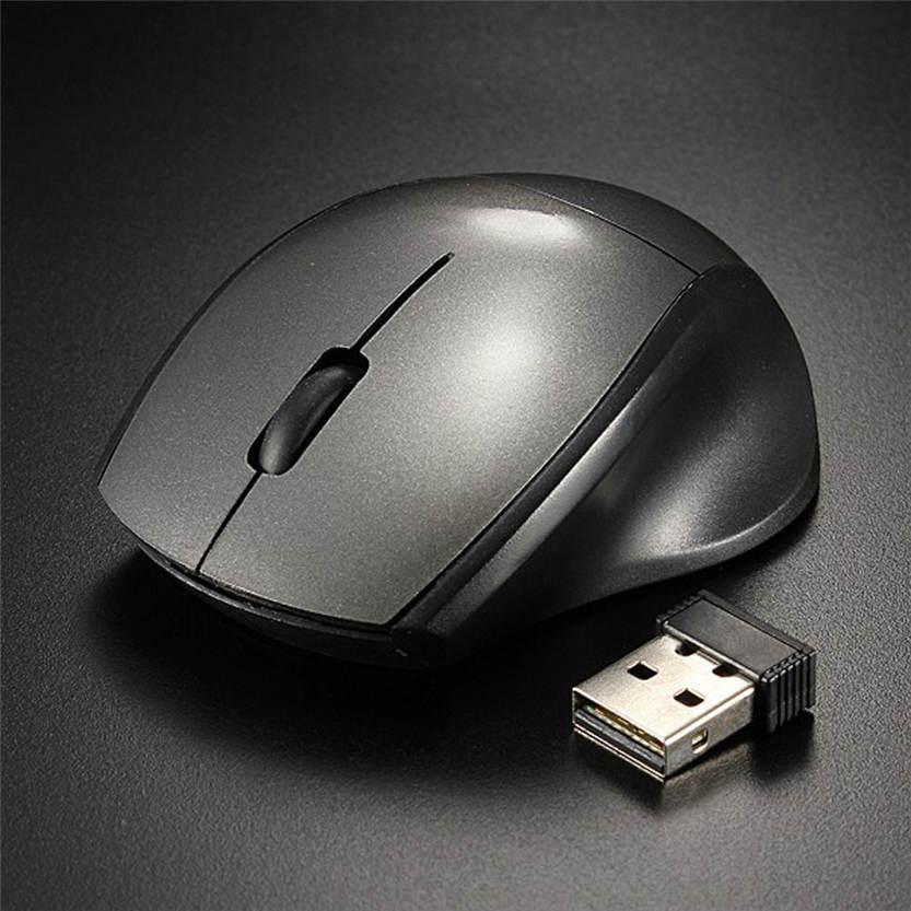 Mosunx 2.4 GHz Tikus Mouse Optik USB Tanpa Kabel Receiver Komputer PC Nirkabel untuk Laptop Juli 1318-Intl