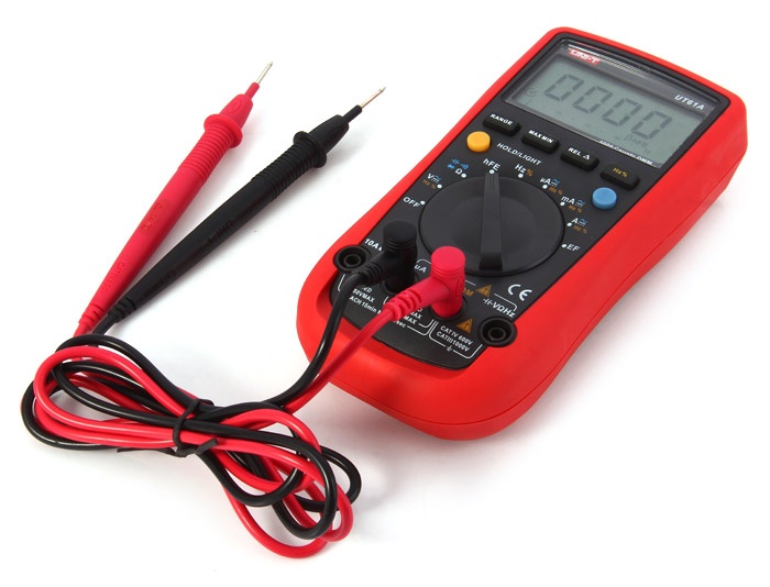 UNI-T UT61A LCD Digital Multimeter Manual / Auto Range Test Device
