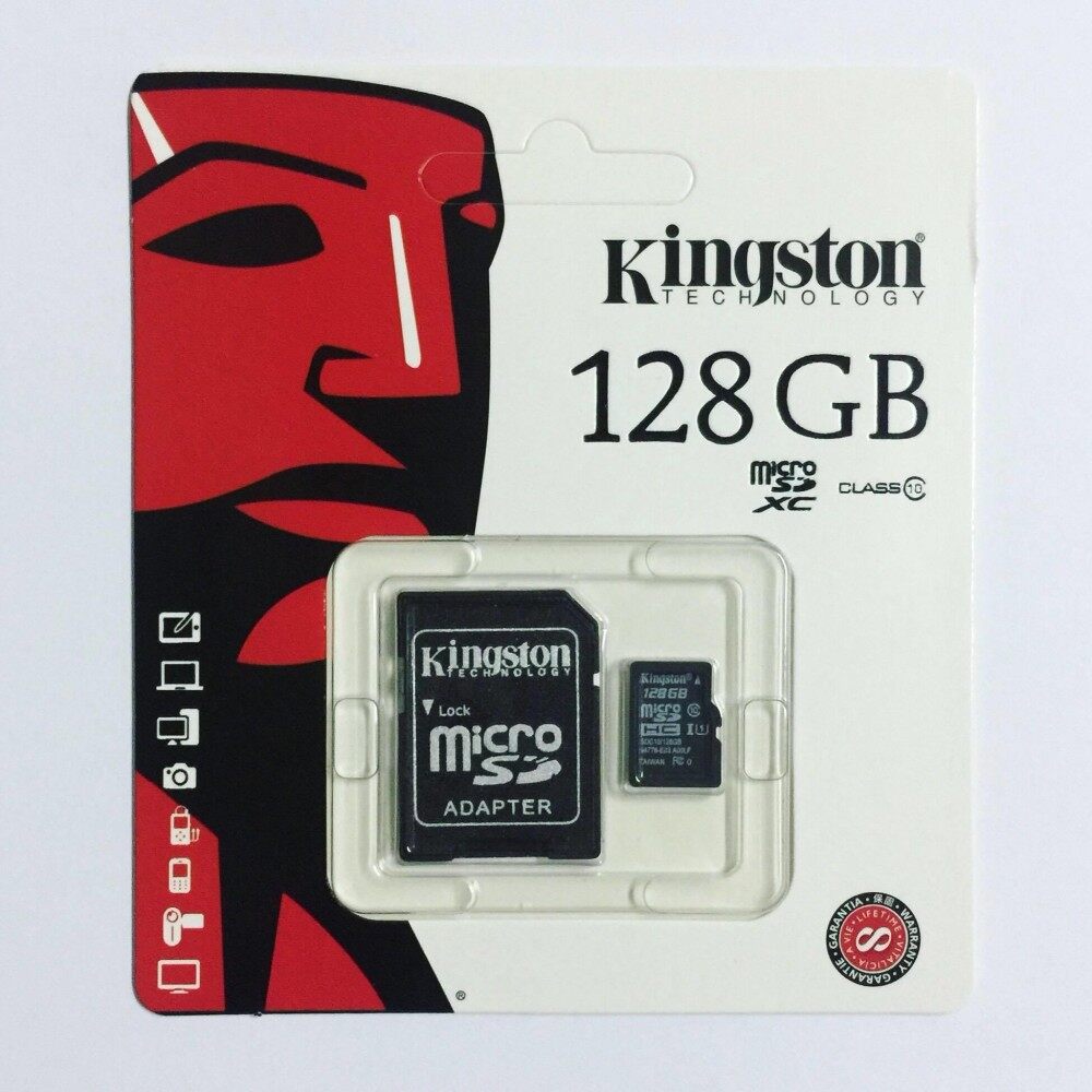 Kingston Memory Card Micro SD SDHC 128 GB Class 10 คิงส์ตัน เมมโมรี่การ์ด SD Card