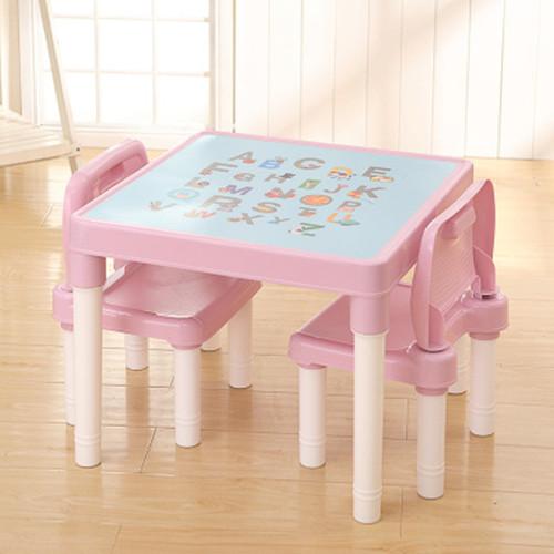 Hqp ชุดโต๊ะพร้อมเก้าอี้2ตัวนักเรียนภาษาอังกฤษ ขนาดโต๊ะ 51.5x 51.5สูง 44 Cm Family Set By Hqp Store.