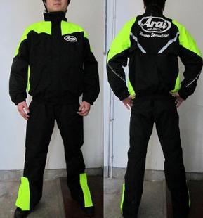 Jepang Arai Motor Olahraga Jas Hujan Mobil Tahan Air Setelan Balap dengan Hat Riding Suit