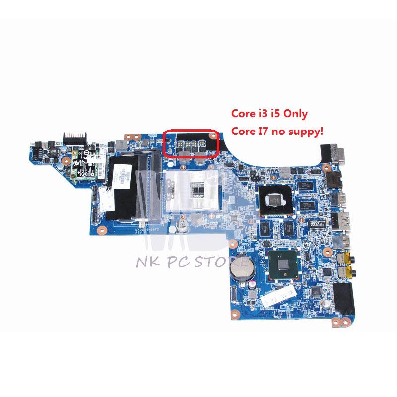 NOKOTION For HP pavilion DV7 DV7T DV7-4000 Laptop Motherboard HM55 DDR3 DA0LX6MB6F2 615308-001 HD5650M 17.3 inch