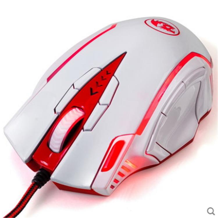 Merah Naga Reinkarnasi Laser Permainan Mouse Fungsi Kustom 16400 DPI Nyaman dan Tahan Lama Mouse-Internasional
