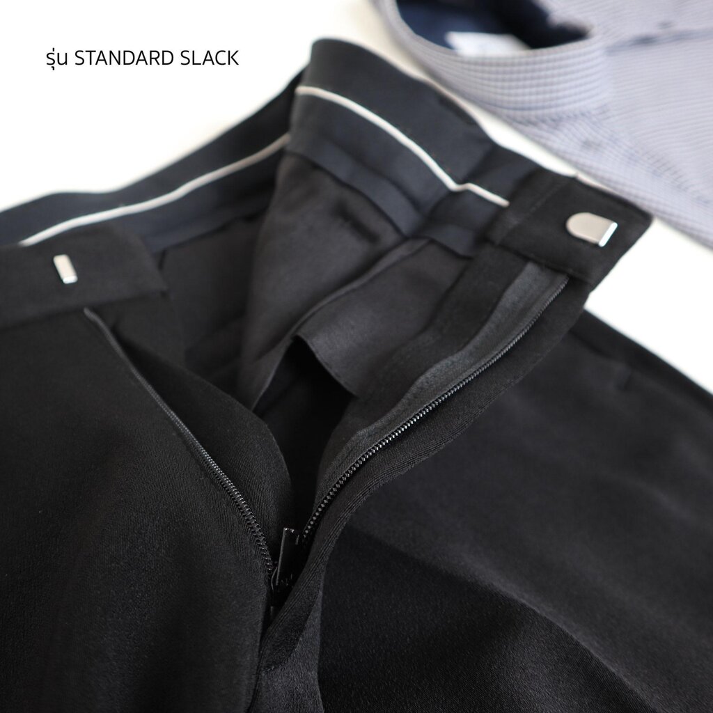 กางเกงสแล็ครุ่น STANDARD SLACK ทรง SLIM STRAIGHT - JOHN MERRY