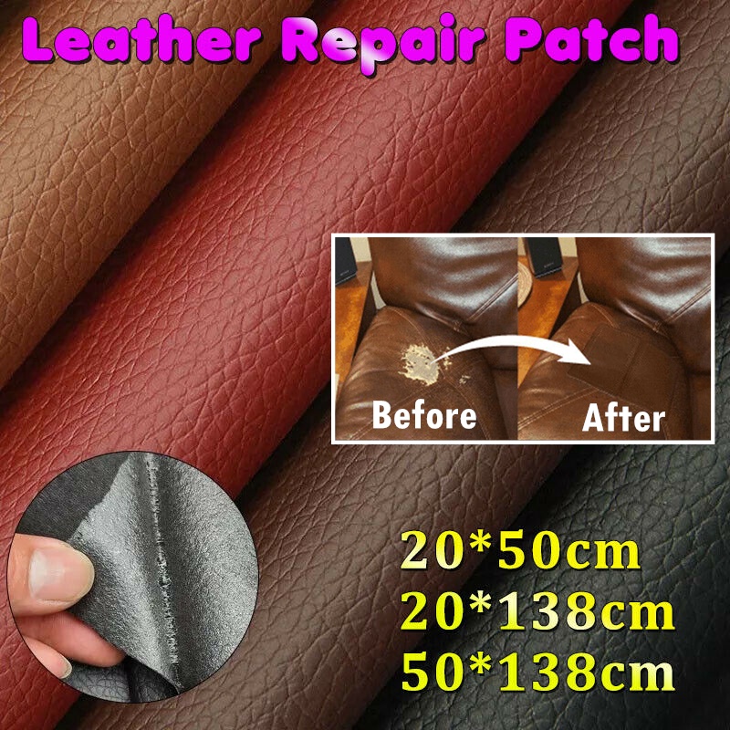 【Zhaozhao】โซฟา หนัง แพทช์กาวซ่อมหนัง PU ซ่อมโซฟา แพทช์หนัง Stick-On Leather Repairing Patch ราคา 25 บาท*ส่งฟรี