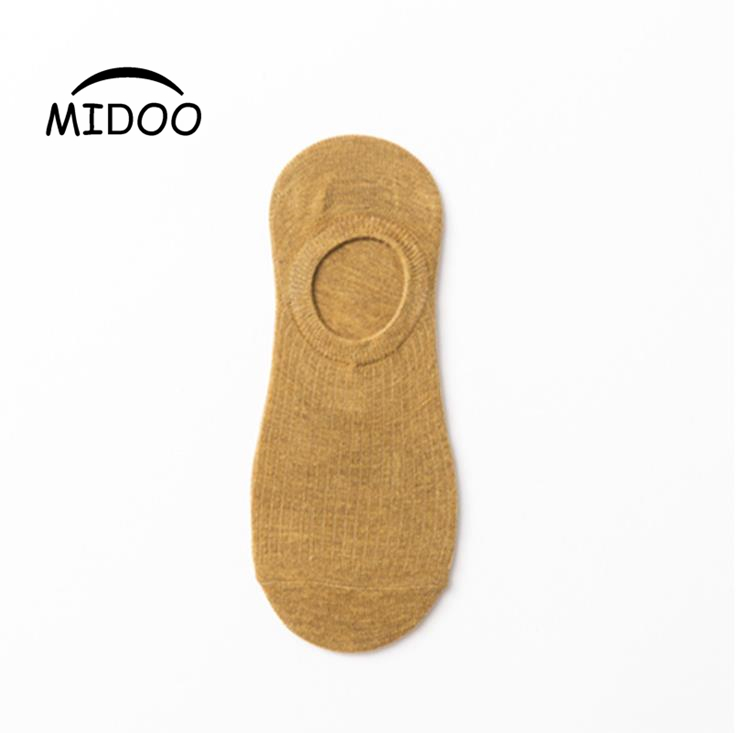 MIDOO ถุงเท้า ถุงเท้าข้อเว้า ถุงเท้าเรือ มีซิลิโคนกันหลุด ถุงเท้าผ้าฝ้าย ถุงเท้าผู้หญิง 10 สี  Cotton socks น่ารักผ้านุ่มใส่สบาย ถุงเท้าแฟชั่น