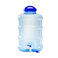 Yongling ถังน้ำดื่ม PET ขนาด 18.9 ลิตร ถังน้ำมีก๊อกพร้อมหูหิ้ว สำหรับใส่น้ำดื่ม รุ่น SLIM ลาย 1X