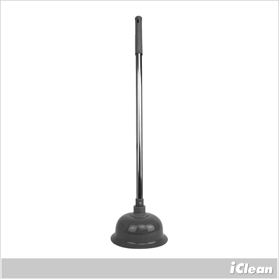 Global House ICLEAN ยางปั๊มแก้ท่อตัน ขนาด17.5x17.5x80ซม. HN002 สีเทา รับประกันของเเท้! ราคา 83 บาท*ส่งฟรี