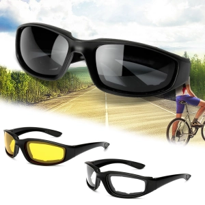 สินค้า Alicen แว่นตากันฝุ่นแว่นกันฝุ่นลมรถจักรยานยนต์รถยนต์แว่นกันลมมอไซ Night-Vision กระจกแก้วป้องกันรังสียูวีไดรเวอร์แว่นตาป้องกันแสงจ้าแว่นกันแดดกลางแจ้งขี่วิบากแว่นตาหมวกกันน็อค
