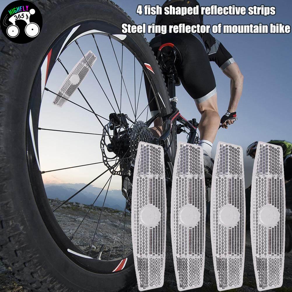 Fish Shaped Bike Safety Spoke Reflector Bicycle Wheel Rim Reflective Clip ราคา 11 บาท*ส่งฟรี