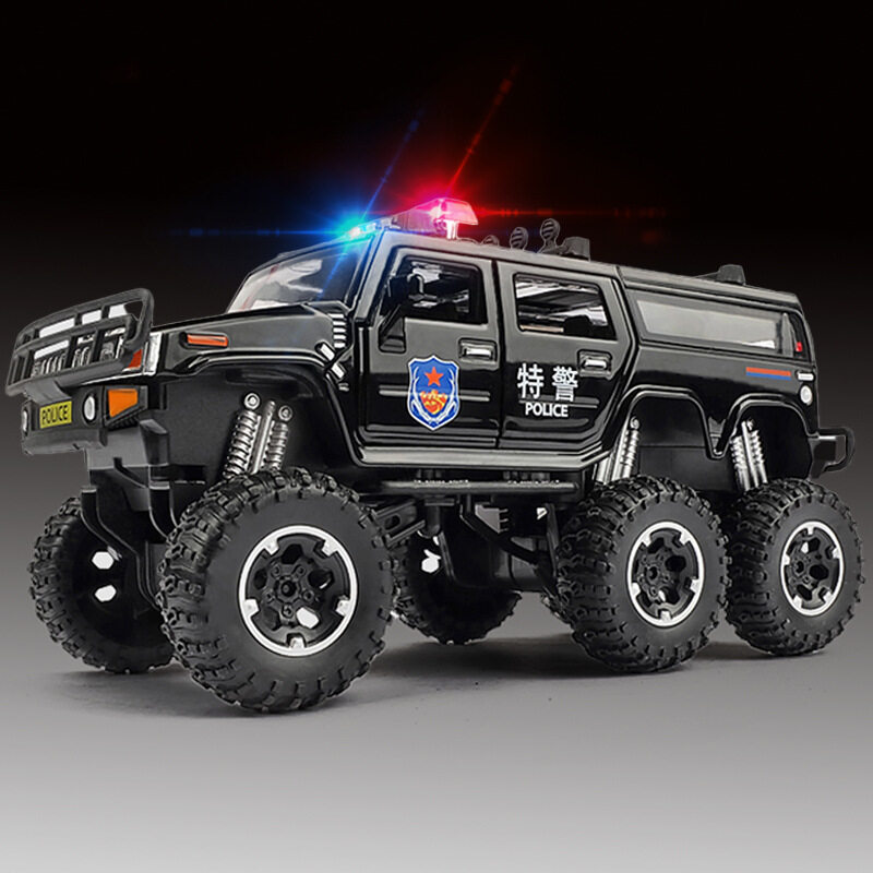 WJ 1 32 Alloy police car toy simulation alloy car model large police car