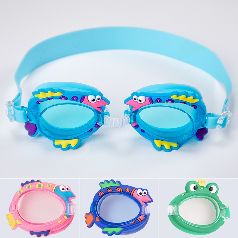 แว่นตาว่ายน้ำสำหรับเด็ก แว่นตาว่ายน้ำเด็กลายสัตว์น่ารักๆ แว่นตาว่ายน้ำ