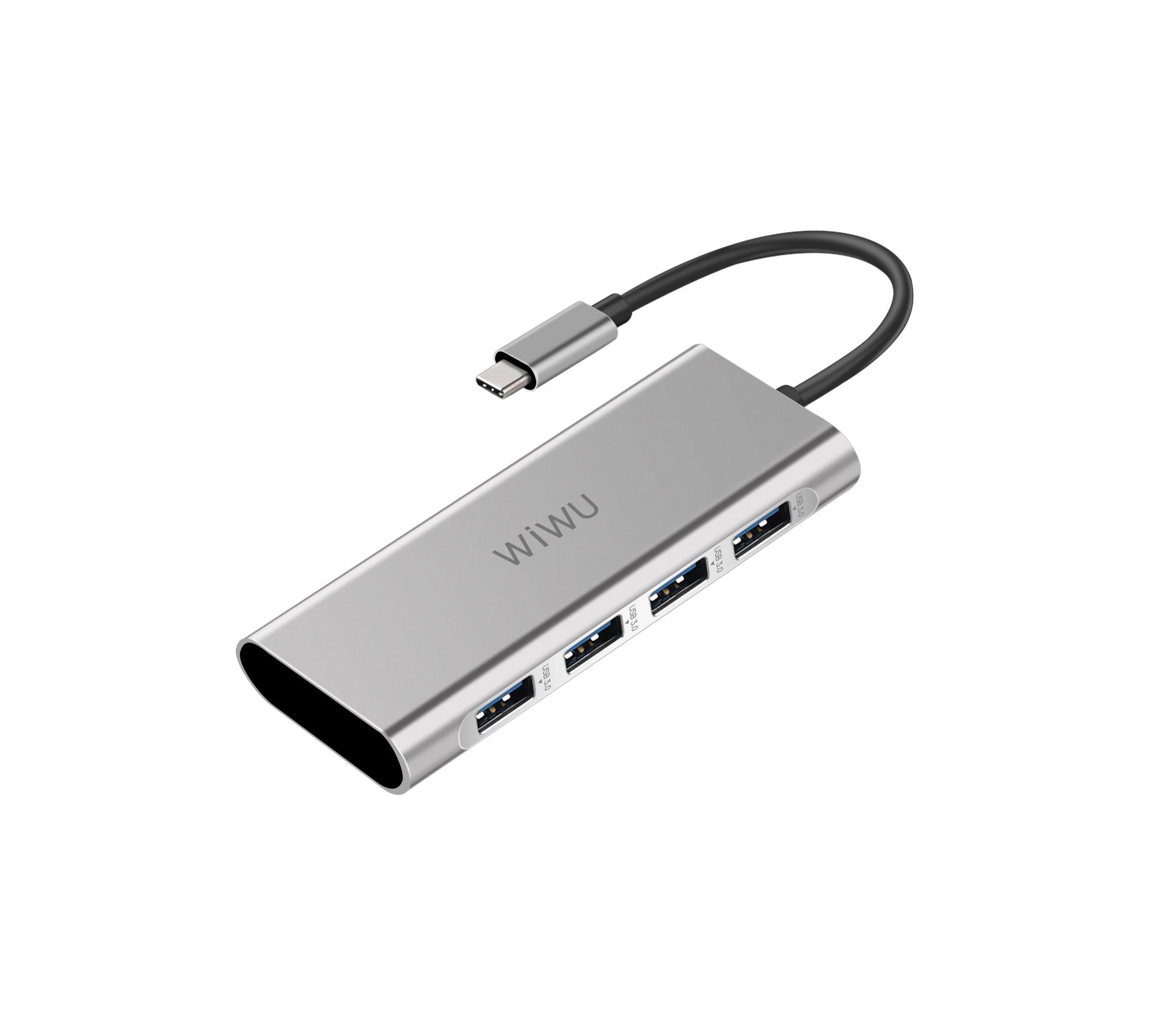 WiWU Type-C 4 Port USB Hub