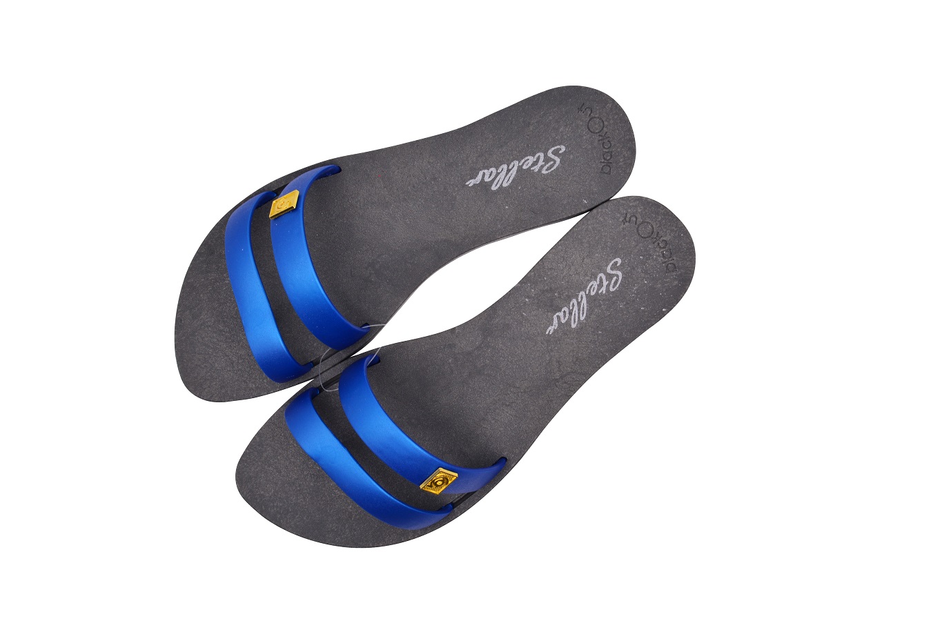 🔰 BlackOut Stellar2 🔰 รองเท้าแตะ รองเท้ายางกันลื่น พื้นเทา(หูน้ำเงินมุก) ราคา 294 บาท*ส่งฟรี