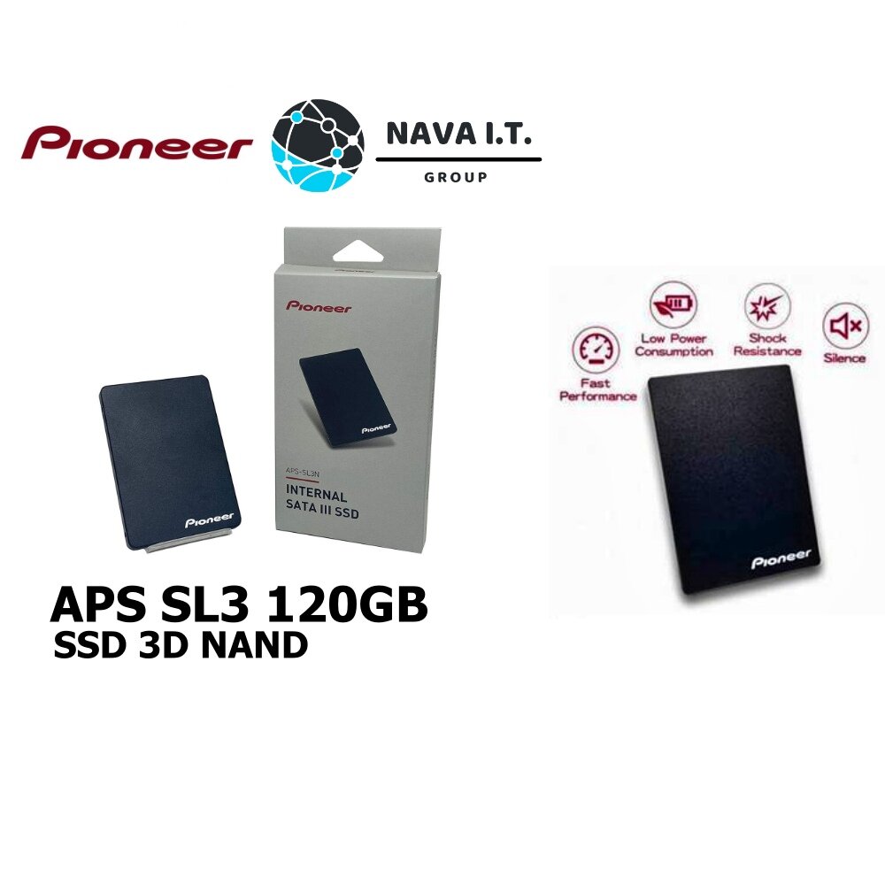 คำอธิบายเพิ่มเติมเกี่ยวกับ 120GB SSD PIONEER APS SL3 120GB 3D NAND รับประกัน 3 ปี WPG
