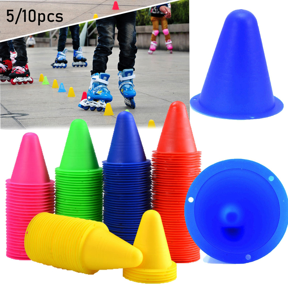 PARXERNG22797 5/10Pcs High quality Sports Plastic Roller Skating Tool Training Equipment Skate Marker Cones Football Soccer Rollers Marking Cup