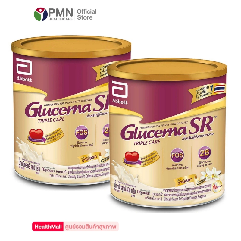 ภาพหน้าปกสินค้าGla SR Triple Care กลูเซอน่า เอสอาร์ (2x400g) ทริปเปิ้ลแคร์ จากร้าน pmn healthcare บน Lazada