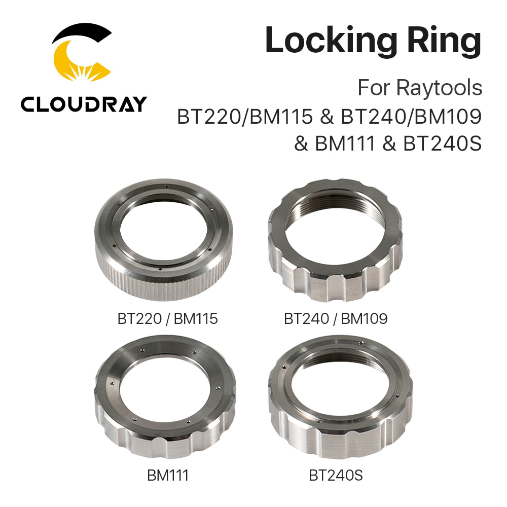 Cloudray Raytools Fasten Ring For Fiber Laser Cutting Head BT240 BT240S