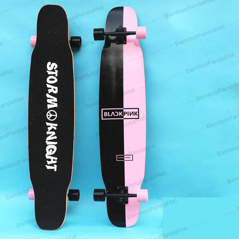 Skateboard ลองบอร์ด Longboard Skateboard (ฟรี! กระเป๋าและอุปกรณ์ครบชุด) ส่งจากไทย3 วันได้รับของ กระดานยาวสเก็ตบอร์ดมืออาชีพ เริ่มต้นผู้ใหญ่วัยรุ่น