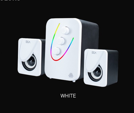 ลำโพงเกมมิ่ง EGA รุ่น TYPE S4 Speaker Spectrum RGB มีให้เลือก 3 สี White/Black/Red สินค้าประกัน 2 ปี[ของแท้][ประกันศูนย์ 2 ปี]