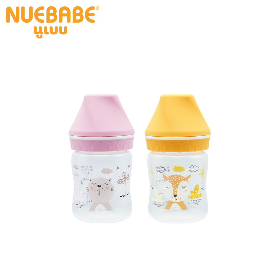 ขวดนมคอกว้าง 4 Oz. Buddy Babe