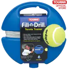 ภาพขนาดย่อของสินค้าTOURNA FILL n DRILL Tennis Trainers ลูกเทนนิสพร้อมฐานถ่วงใส่น้ำ สีฟ้า สำหรับฝึกซ้อม ฝึกหัด 1 ชุด