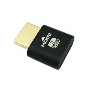【super_pro】อะแดปเตอร์เสมือนจอแสดงผล อะแดปเตอร์ VGA HDMI Dummy Plug 4K DDC EDID แก้ปัญหาจอเล็กและหน่วงเวลารีโมท (3)