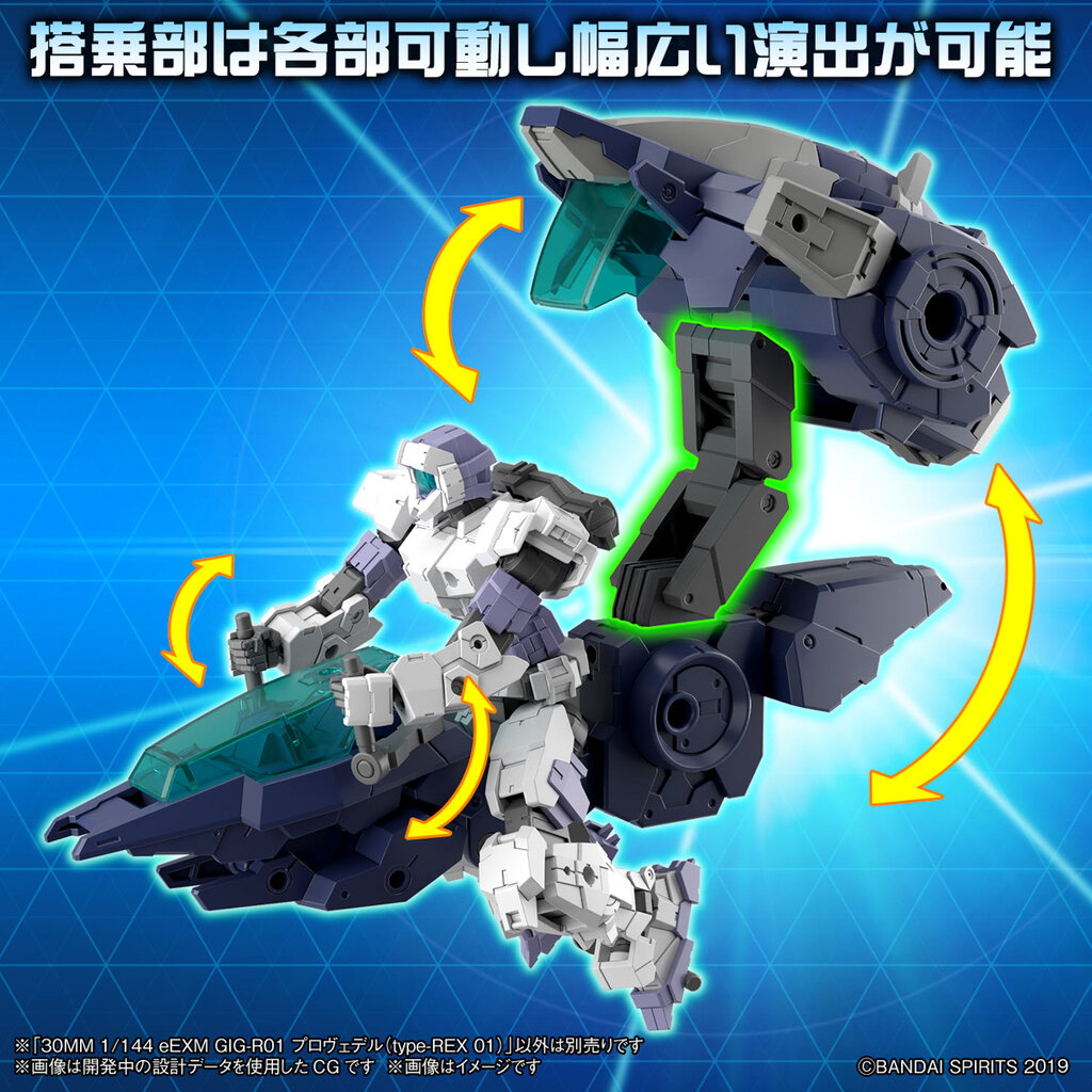 Bandai 30MM EEXM GIG-R01 PROVEDEL TYPE-REX 01