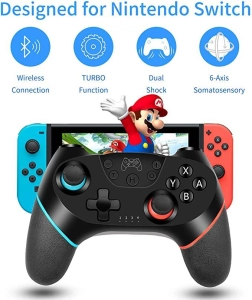 ภาพหน้าปกสินค้า【ส่งของจากประเทศไทย】BEATY Blth-compatible Pro Gamepad Wireless Pro Controller สำหรับ Nintendo Switch แป้นเกมส์จอยเกมส์คอนโซลระยะไกล ที่เกี่ยวข้อง