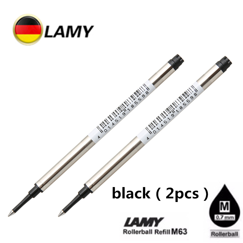 LAMY M63 ไส้ปากกาลามี่ 2 ชิ้น โรลเลอร์บอล หมึกดำ น้ำเงิน