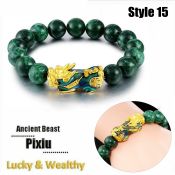 OKDEALS Black Obsidian Pixiu Bracelet - Handmade Lucky Jewelry