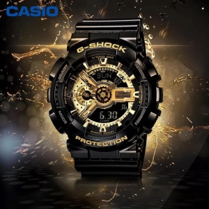 สินค้า CASIO G-Shock นาฬิกาผู้ชาย GOLD SERIES รุ่น GA-110GB-1ADR (ประกัน)มีการรับประกันจากผู้ขาย(1 ปี)
